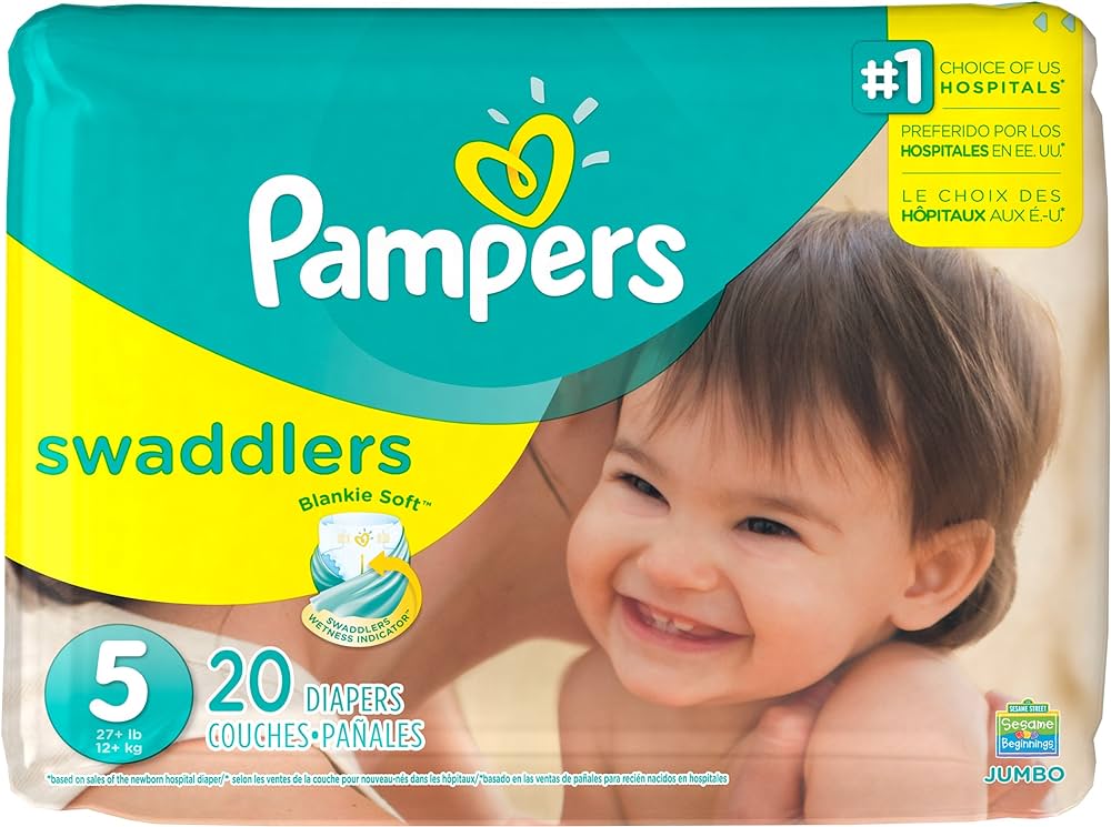 pampers swaddlers size 5