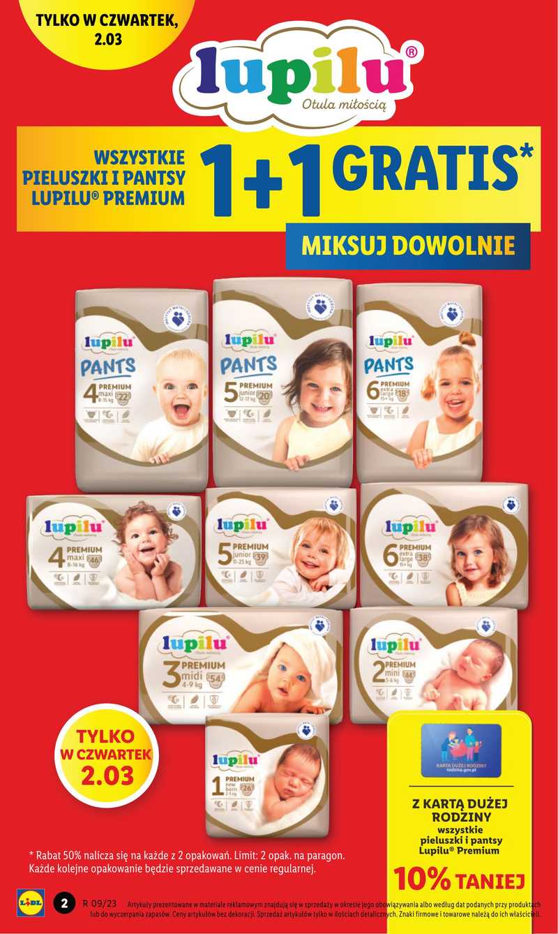 lidl promocja pieluchy