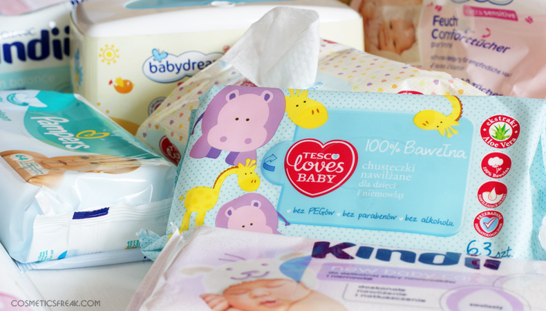 tesco chusteczki pampers sensitive