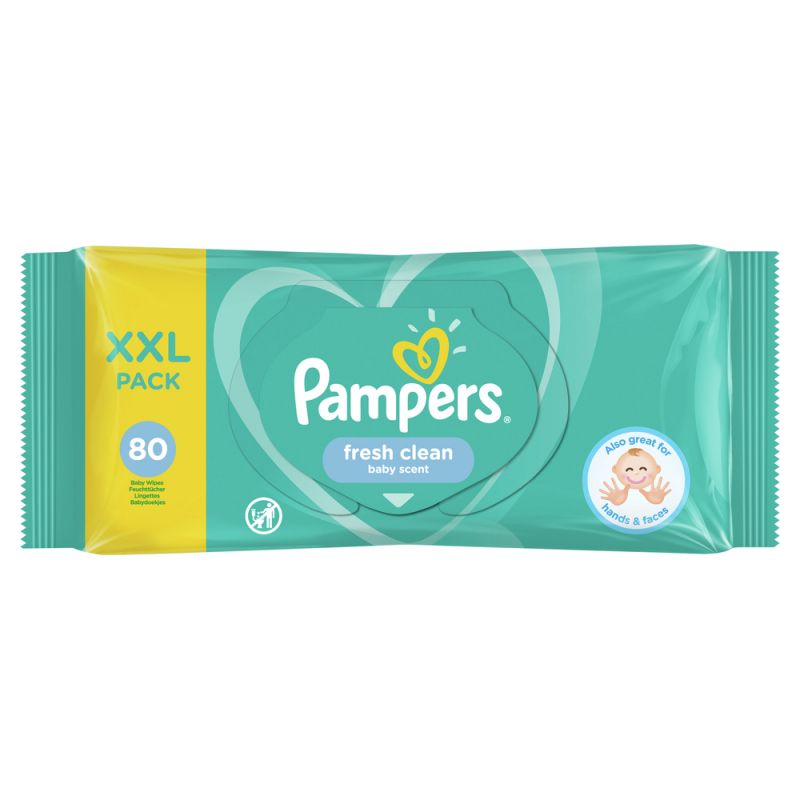 pampers chusteczki nawilżające fresh clean 64 szt