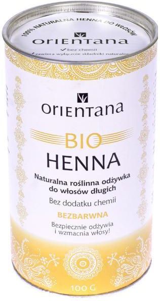 orientana bio henna odżywka do włosów bezbarwna