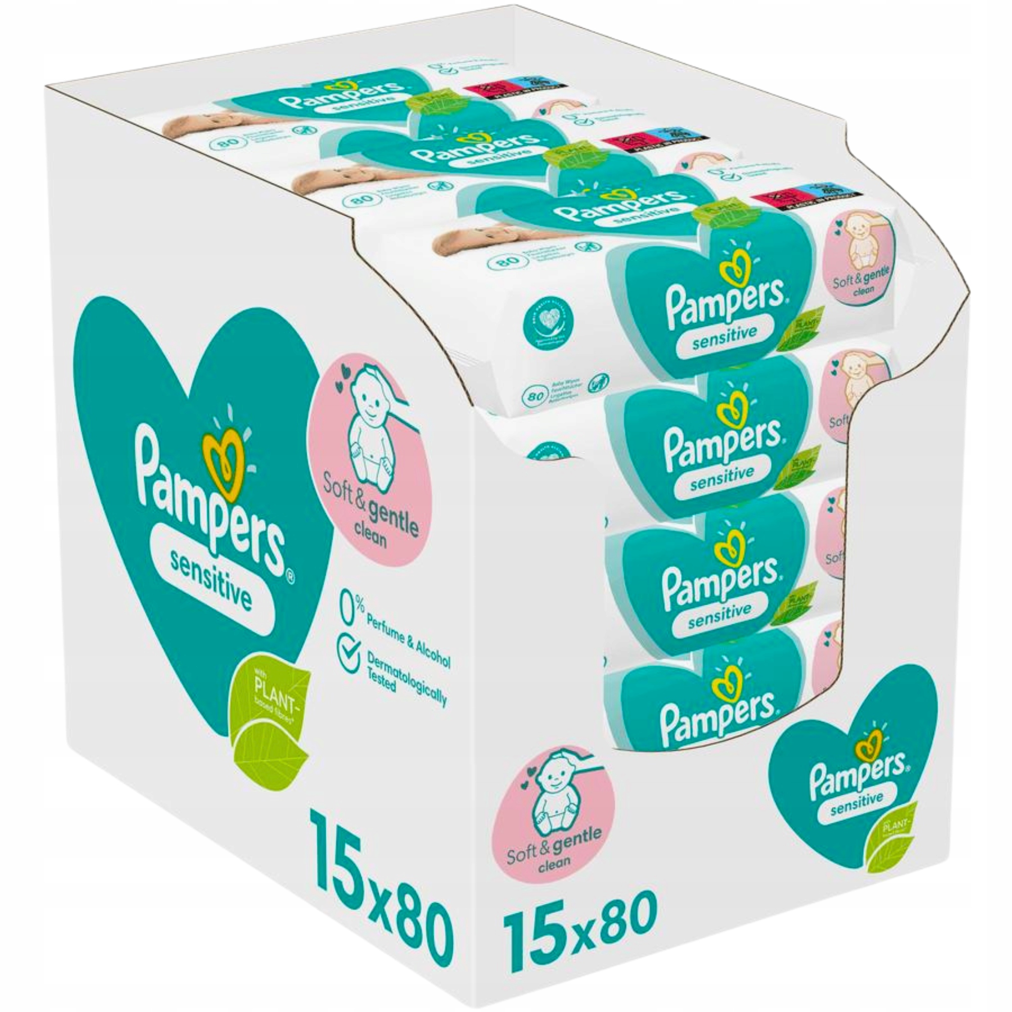 chusteczki pampers sensitive wipes