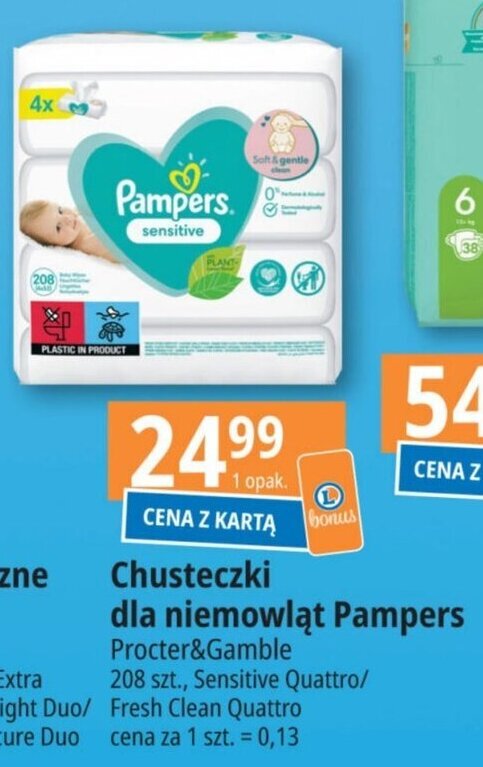 chusteczki pampers duo