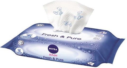 nivea baby chusteczki nawilżane pure&fresh