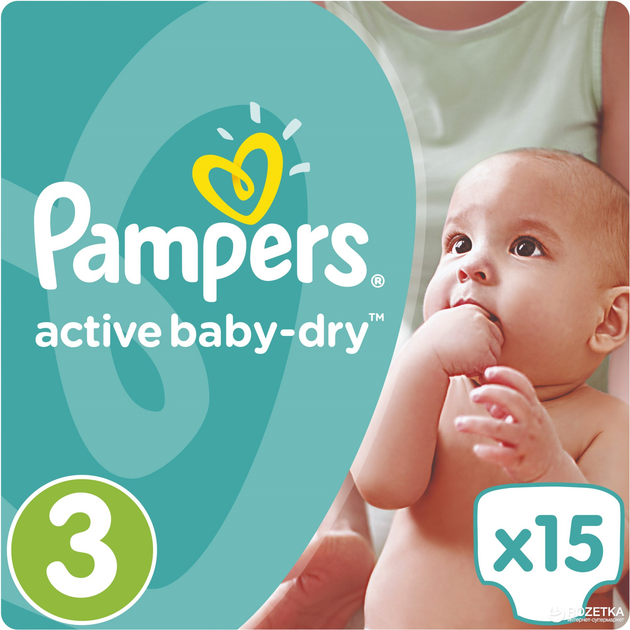 pampers baby active baby dry