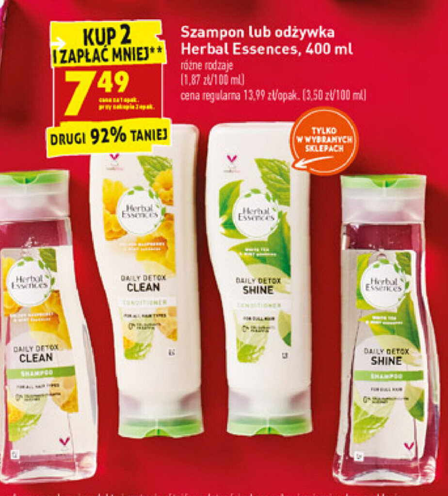 herbal essences szampon biedronka