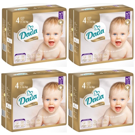 pieluchy dada extra care 4 box