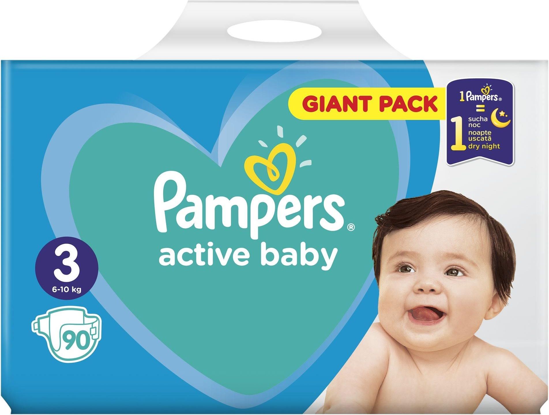 pampers active baby dry 3 96 pieluszek allegro