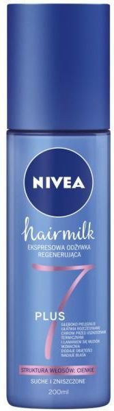 nivea hair milk ekspresowa odżywka do włosów