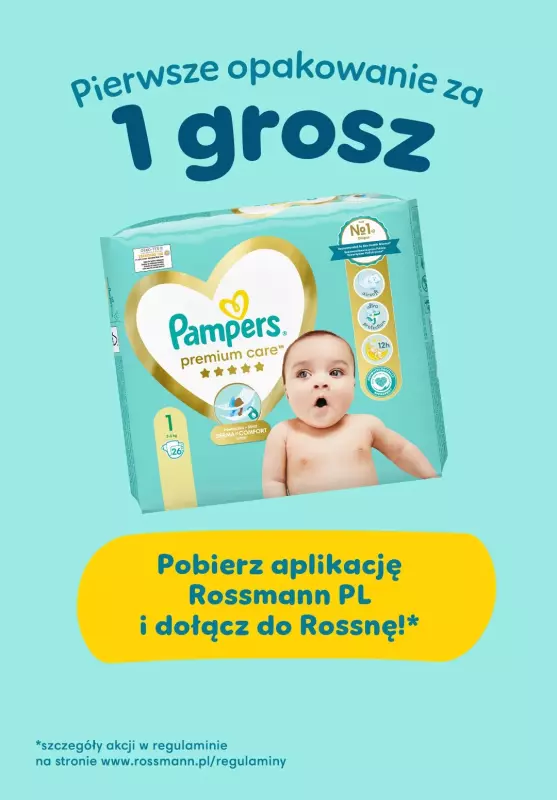 pampers premium care za 1 grosz