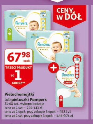 auchan pieluchomajtki pampers