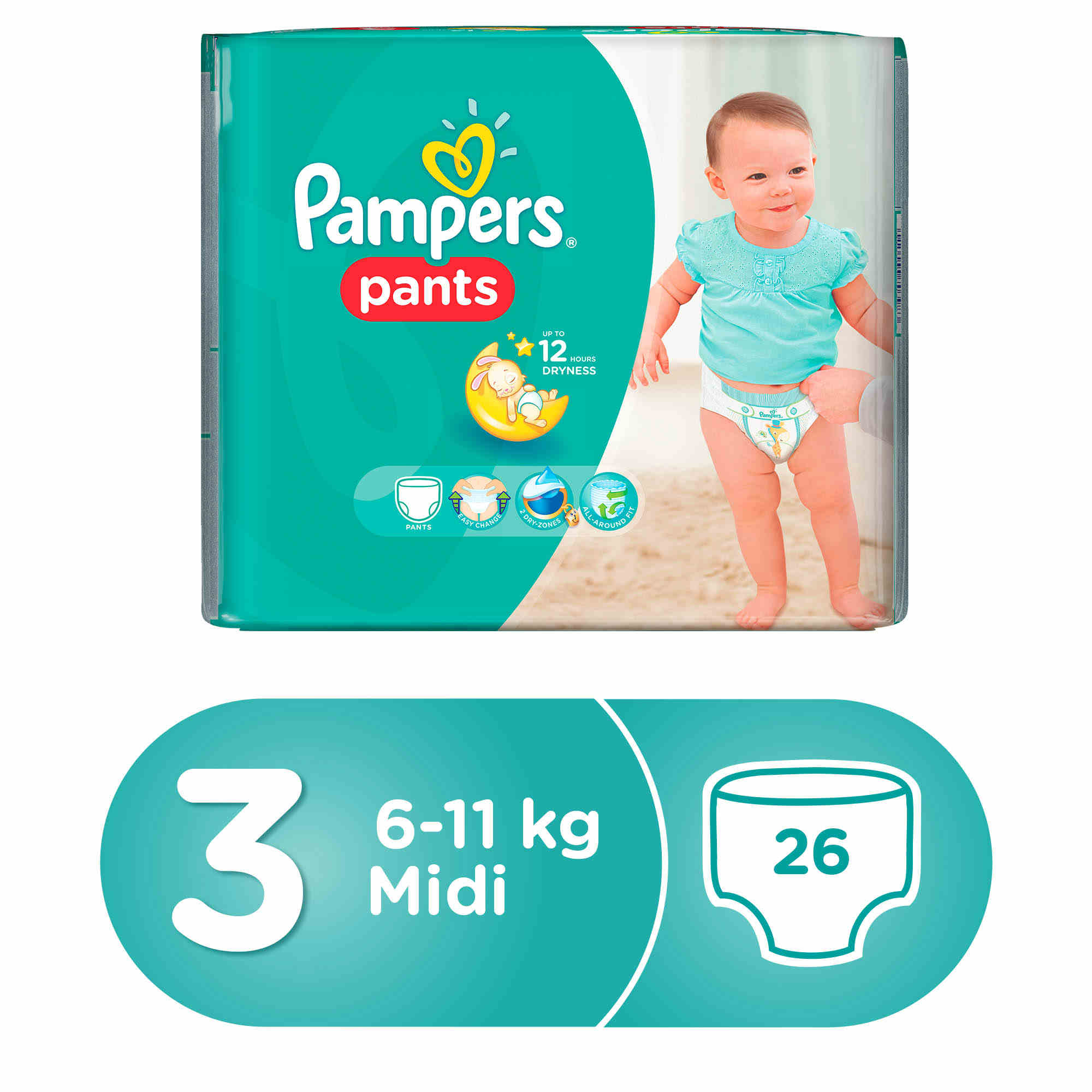 pampers próbka pants 3 midi