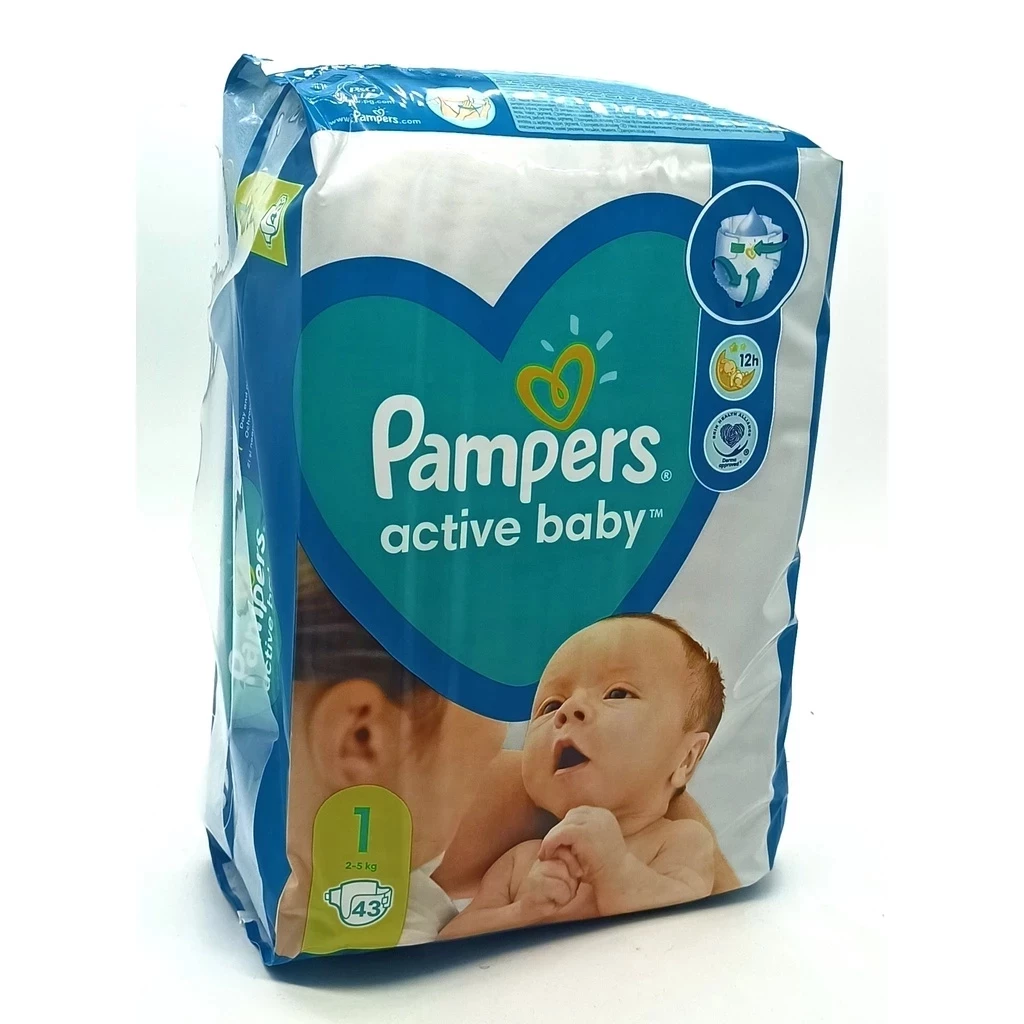 pampers newborn pieluszki 43 szt