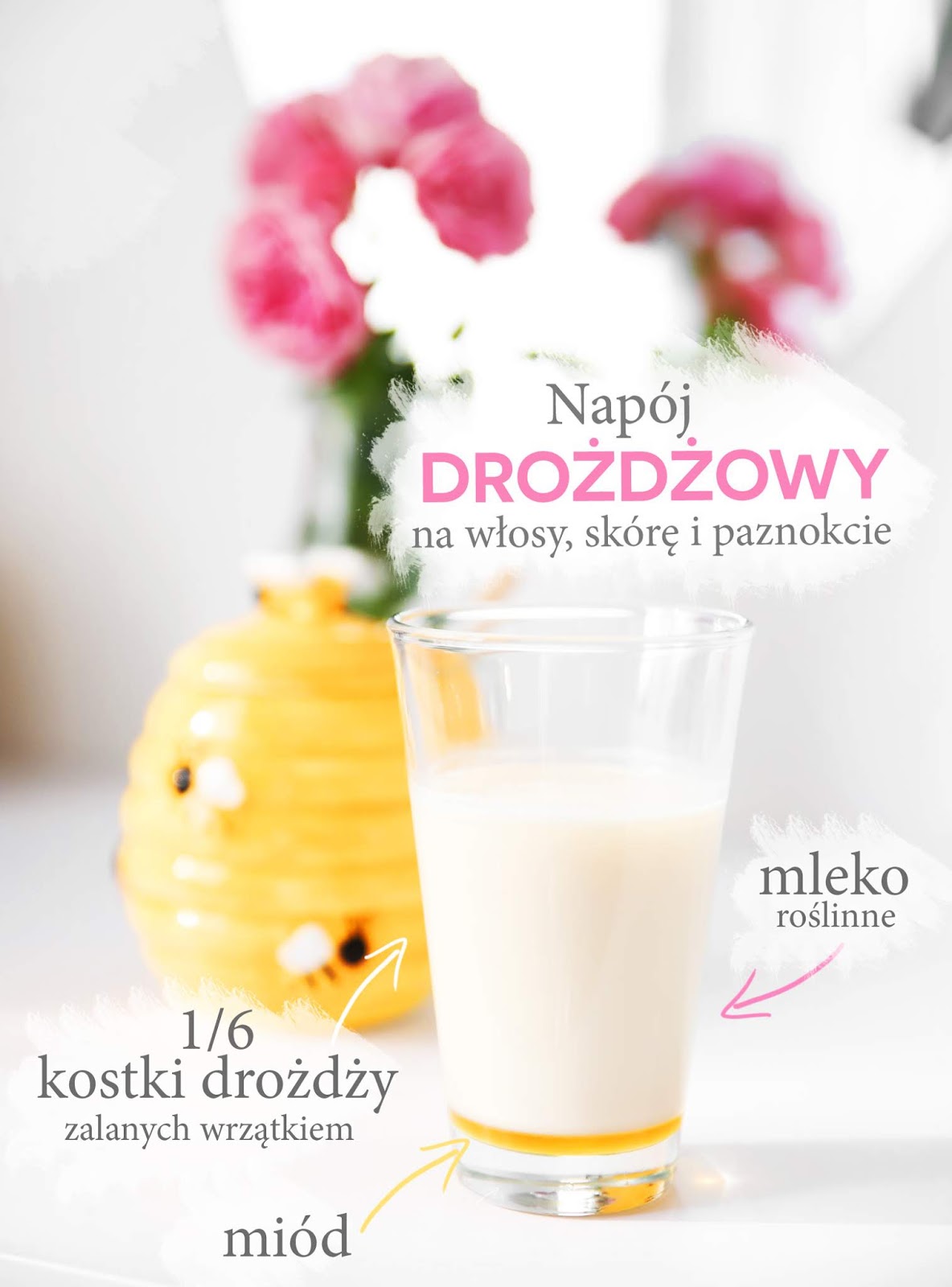 miód drożdże odżywka do włosów