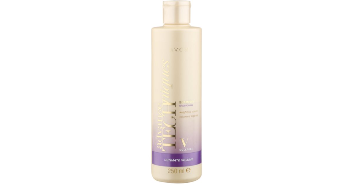 avon advance techniques collagen shampoo ultimate volume szampon lekka objętość