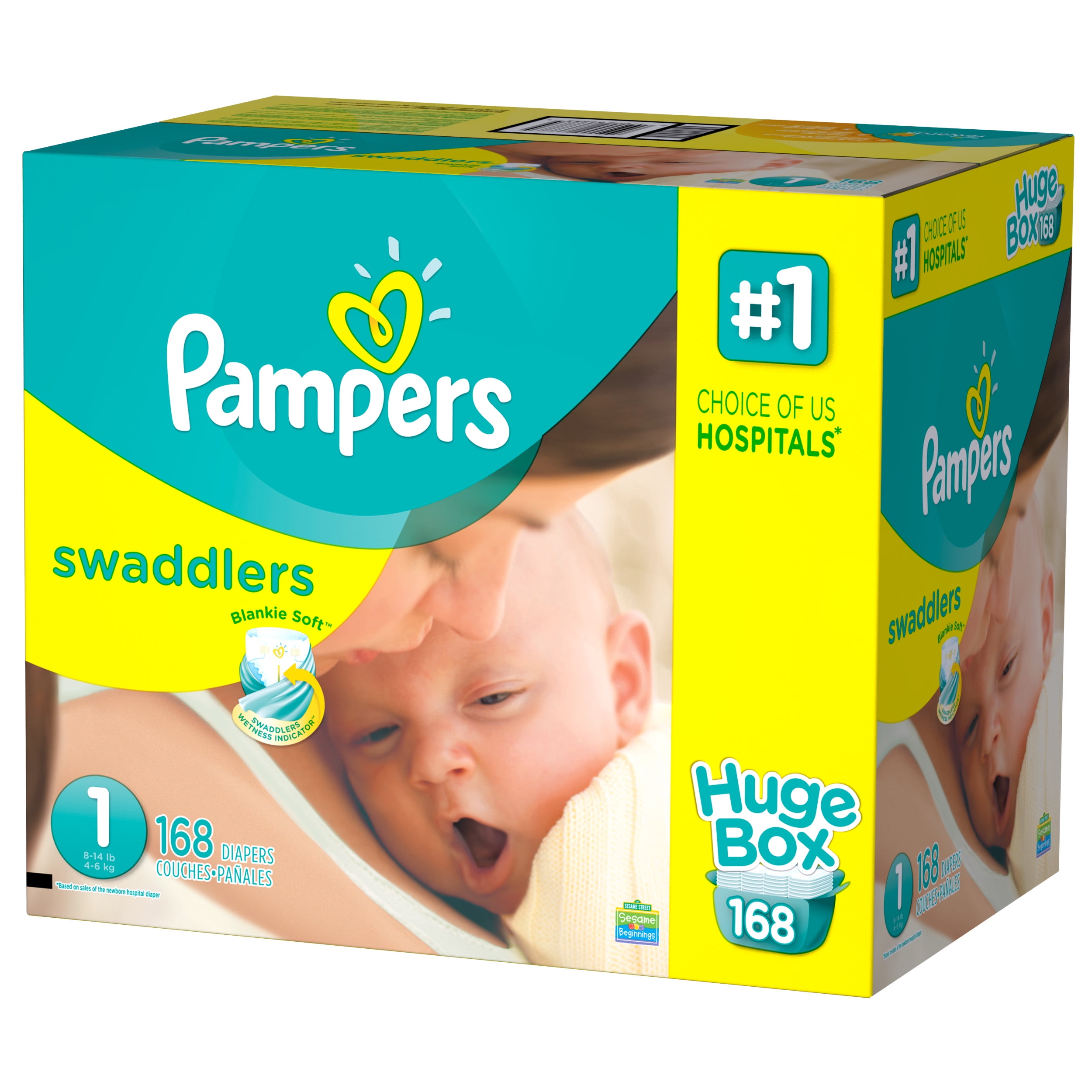 pampers 1 newborn 1 mini smyk 168 szt