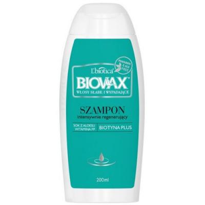 biovax szampon intensywnie regenerujący biotyna plus