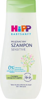 hipp babysanft szampon pielęgnacyjny dla niemowląt od urodzenia 200ml