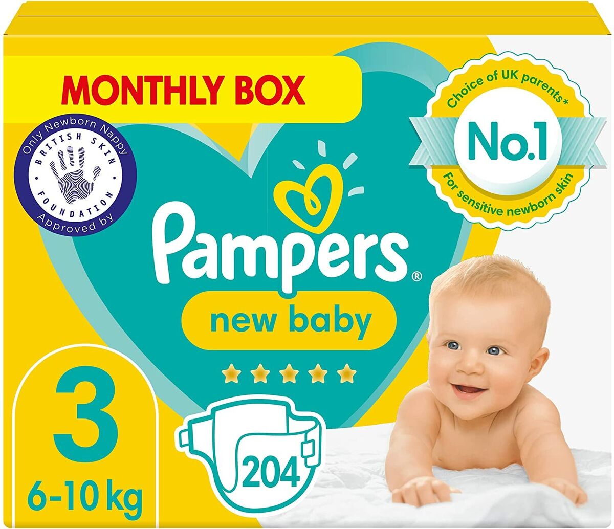 monthly saving pack pampers size 5