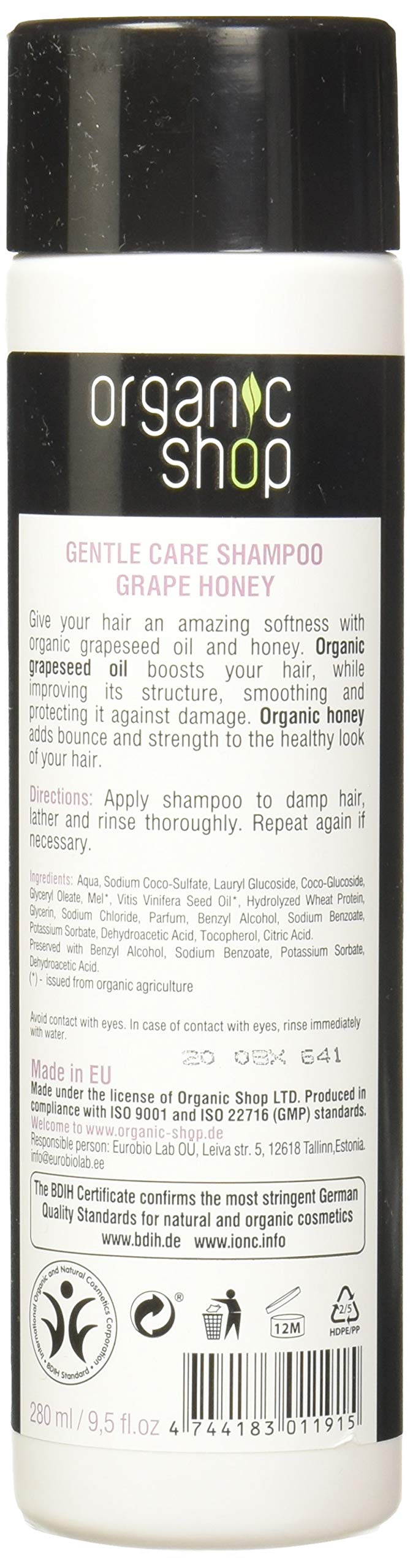 szampon organic grape opinie