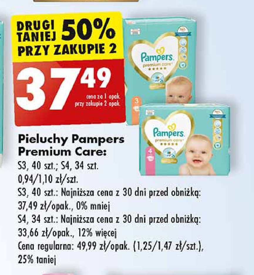 pampers premium care promocja cena