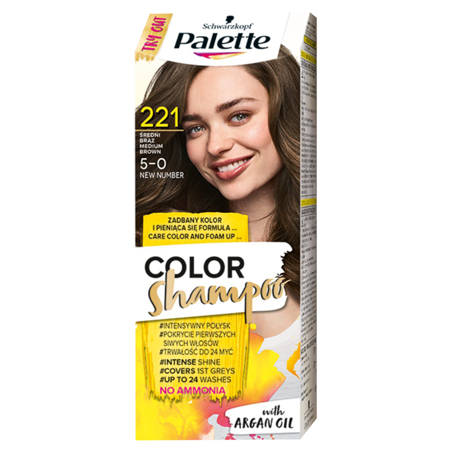 palette color szampon