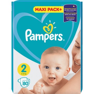 pieluchy pampers 2 80 szt