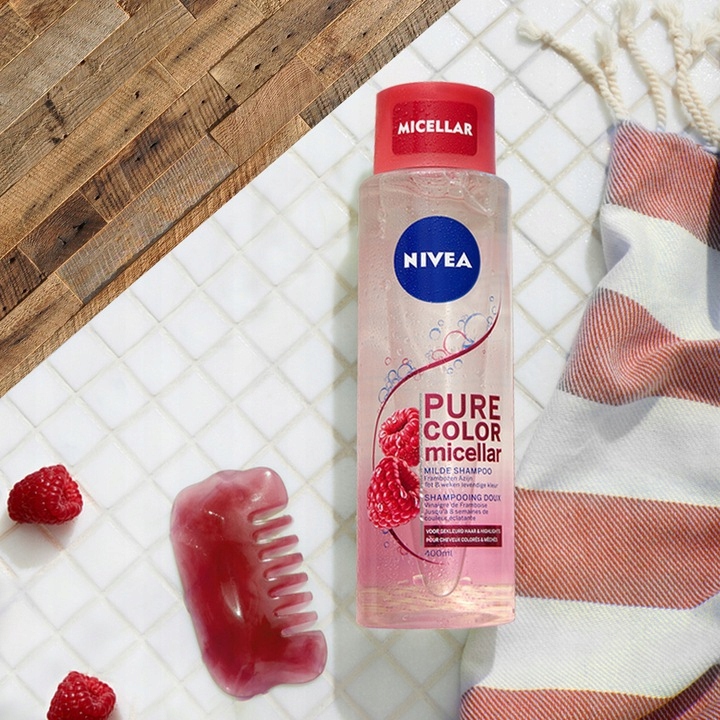 nivea szampon micelarny z octem malinowym