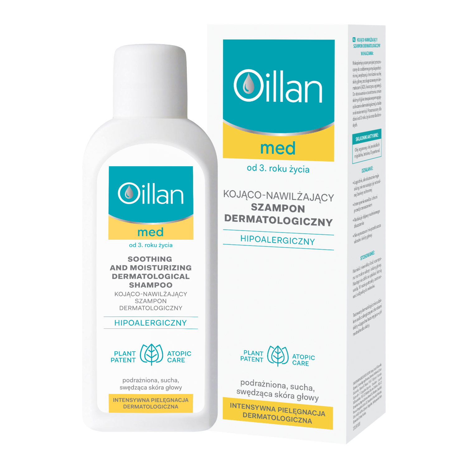 oillan med+ szampon do włosów 150 ml