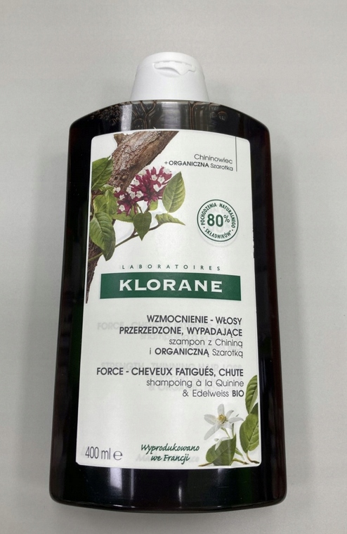 klorane chinina szampon na bazie chininy 400 ml