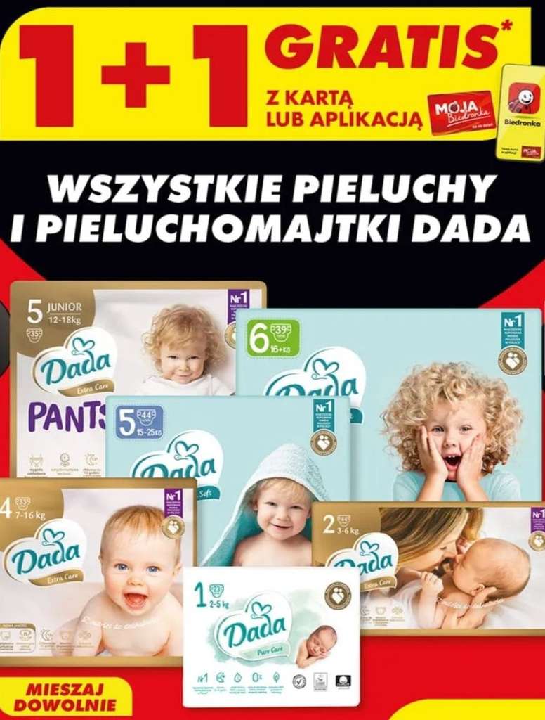 pieluchy pampers 1 biedronka