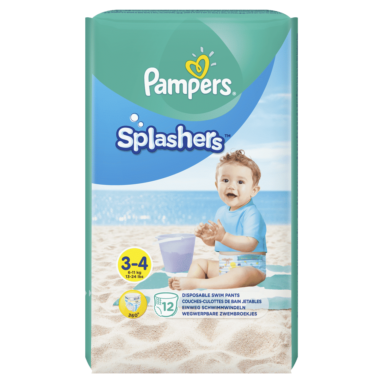 pampers splashers jaki rozmiar