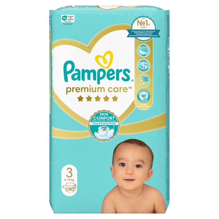 pampers premium care 3 stokrotka