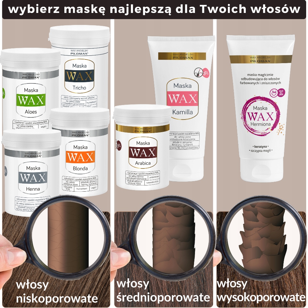 odżywka wax do jasnych włosów