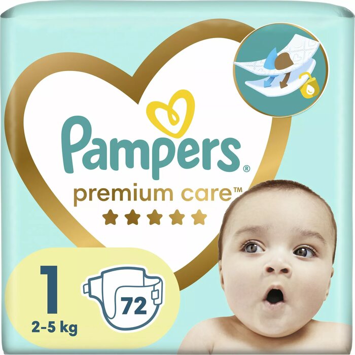 pieluszki pampers premium care new born