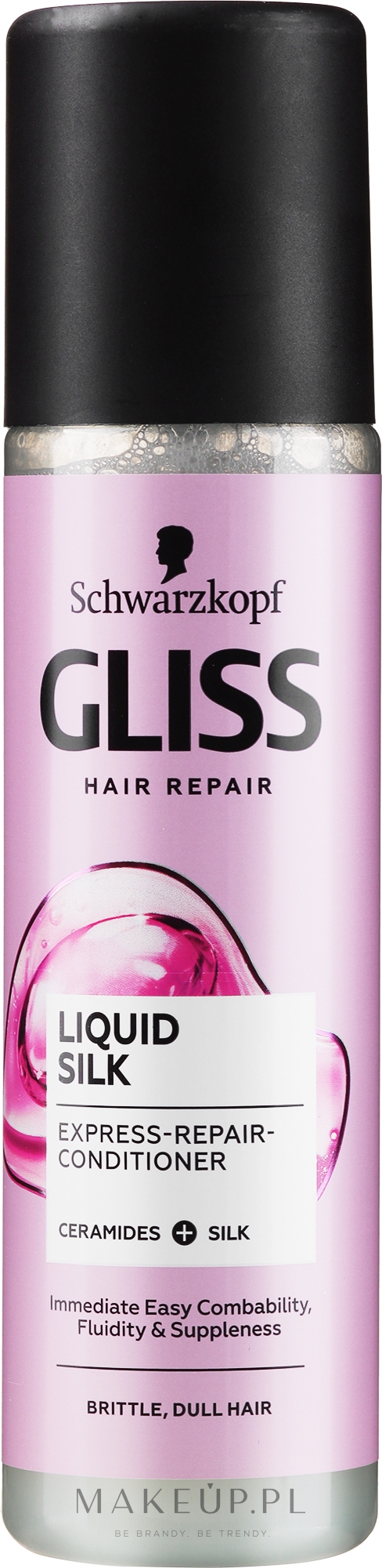 gliss kur liquid silk ekspresowa odżywka regenerująca do włosów wizaz