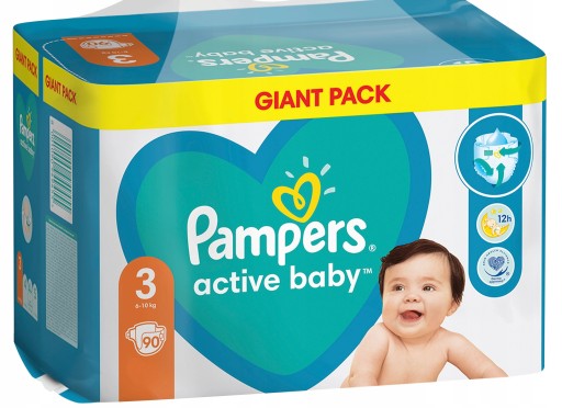 pieluchy pampers 5 giant giga box