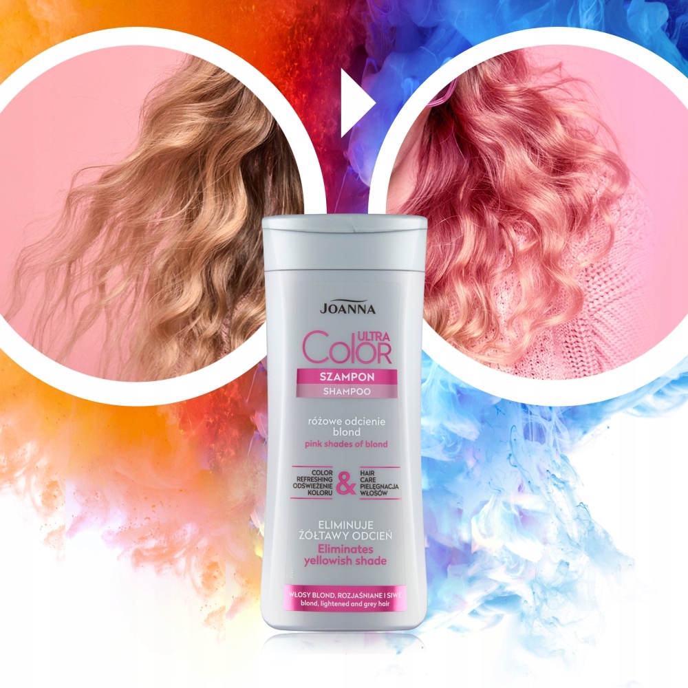 joanna ultra color system szampon do włosów blond efekty