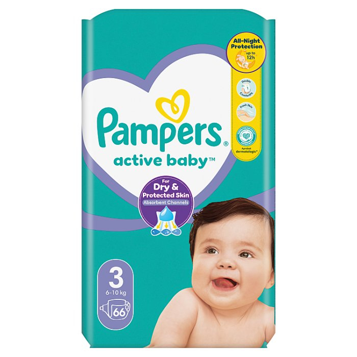 pampers baby active opinie