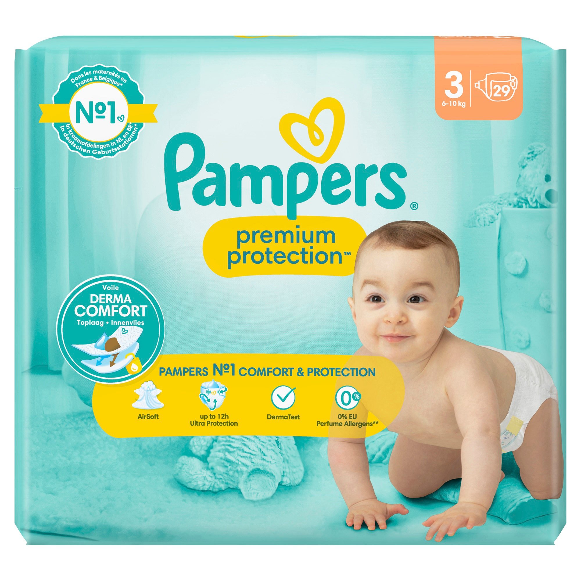 pampers premium protection 3