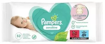 pampers sensitive chusteczki nawilżane 12x56 sztuk