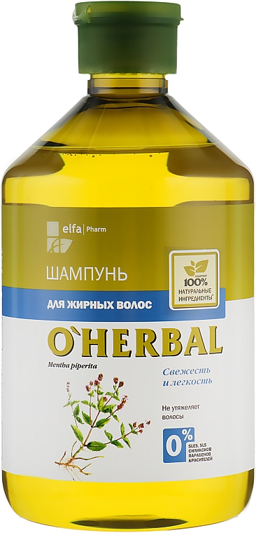 oherbal szampon do włosów przetłuszczających