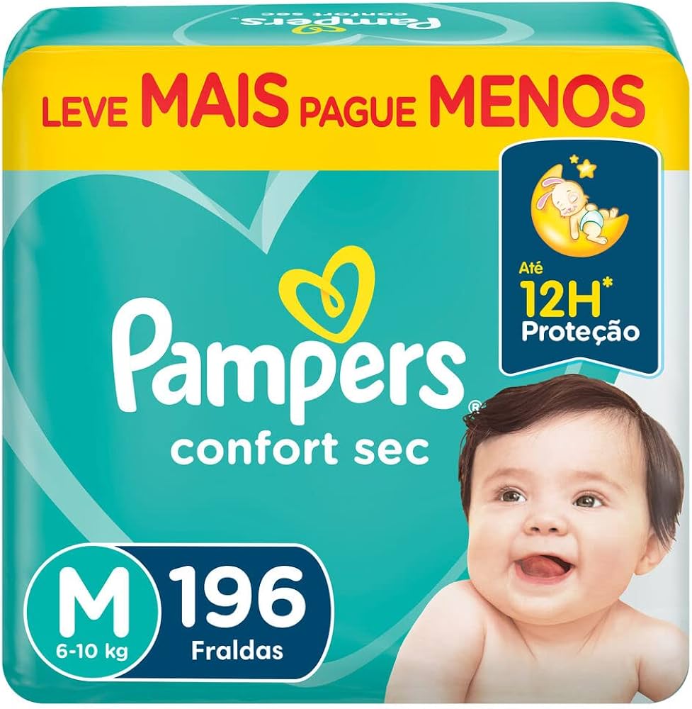 196 pieluszek rozmiar 4 pampers