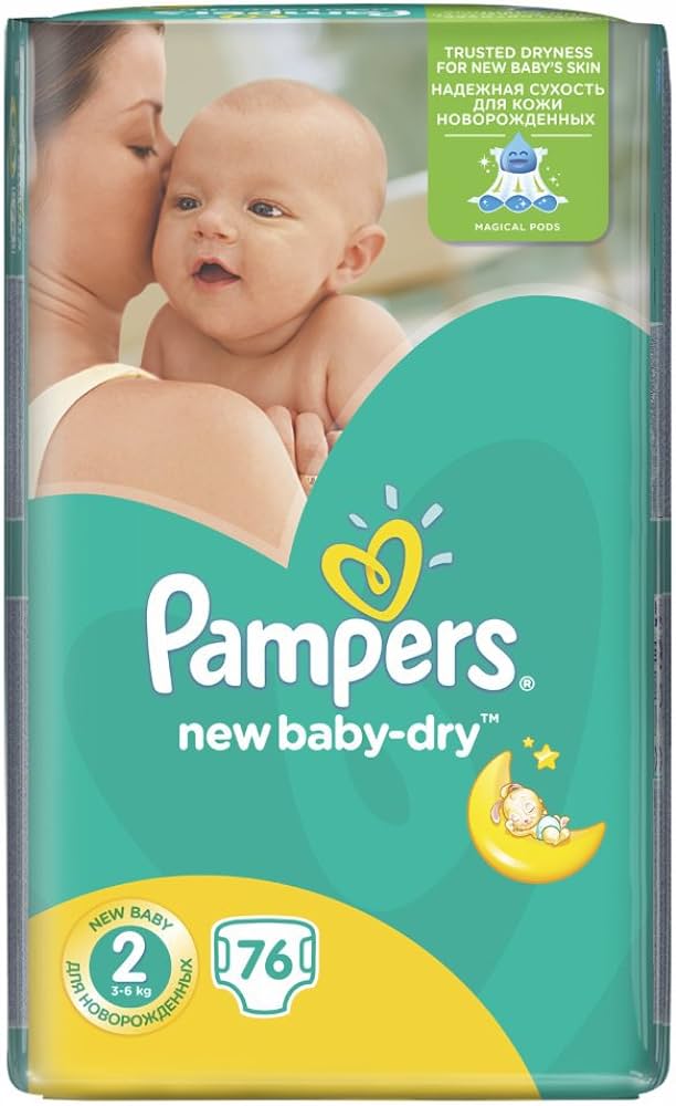 pampers new baby dry 2 76 szt