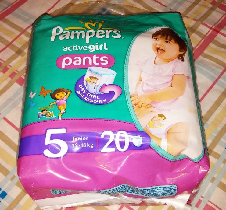 pampers active girl gdzoe