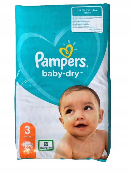 pampers baby dry 3 74 szt