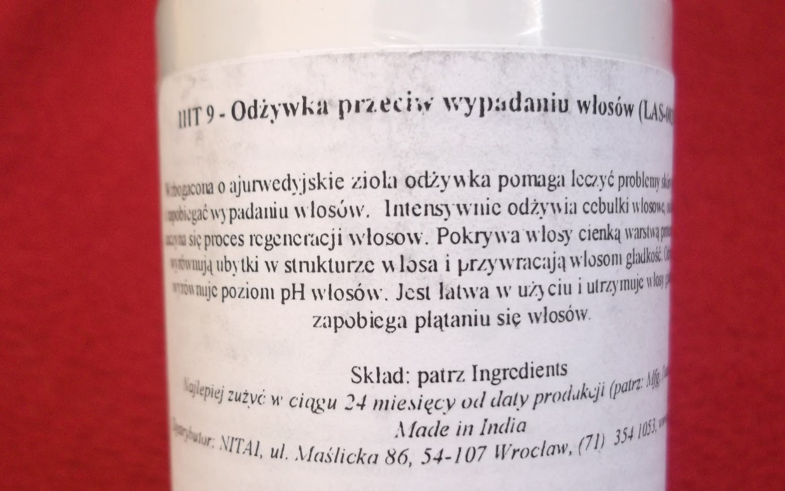 iht 9 odżywka do włosów