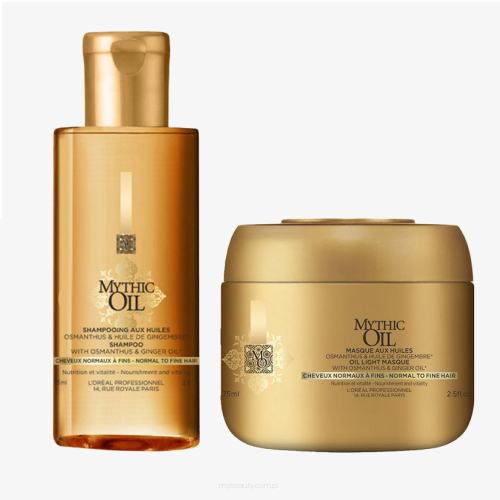 loreal mythic oil szampon cienkie opinie