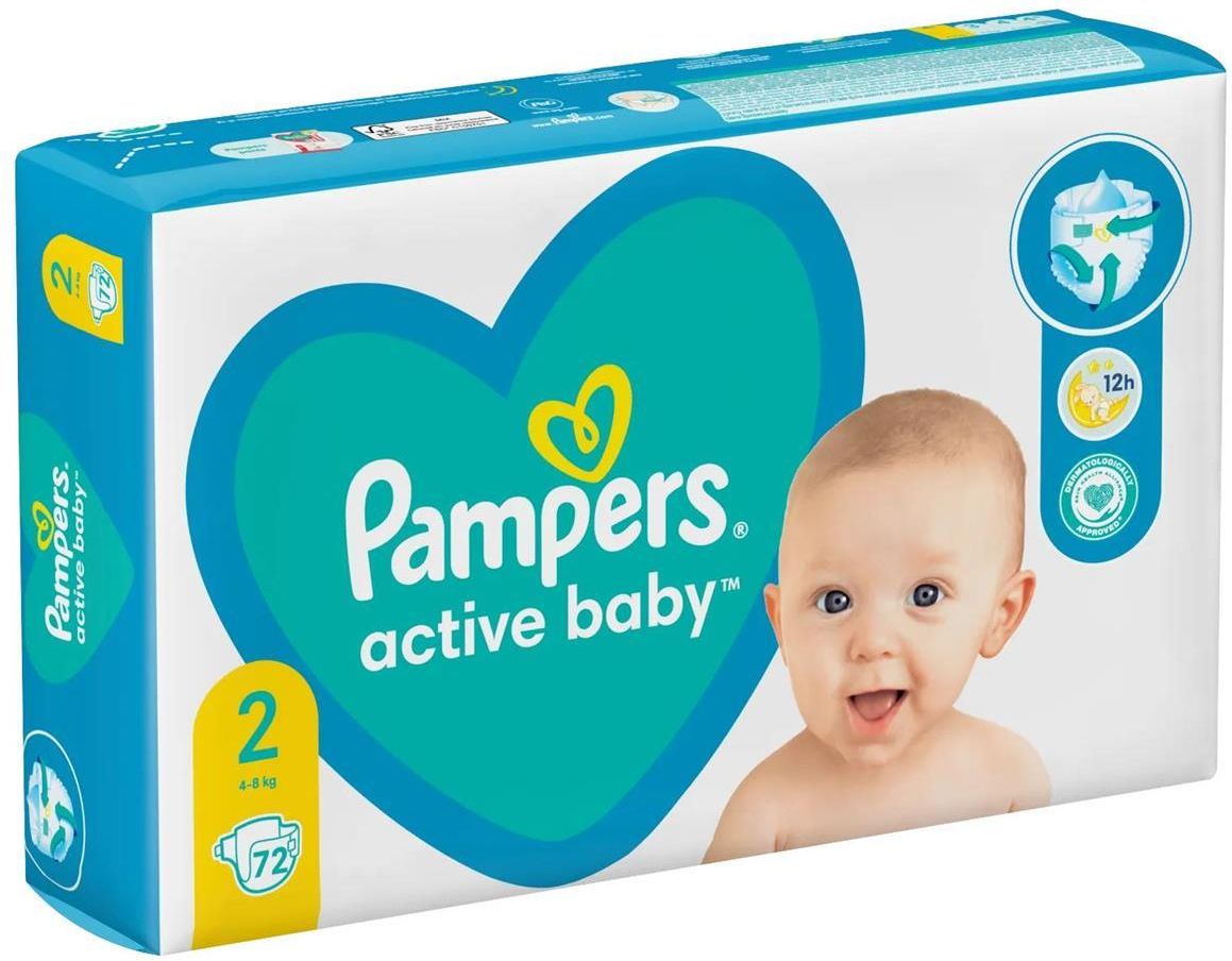 pampers 2 72 szt