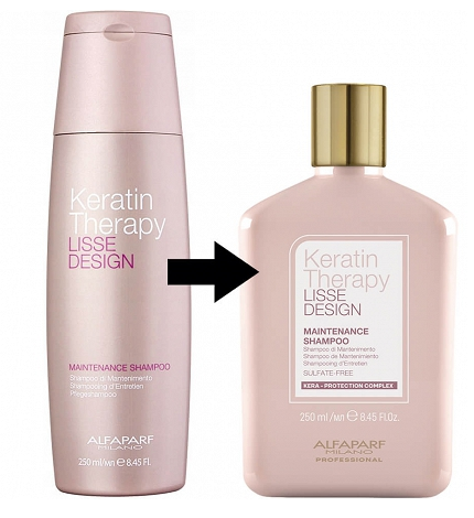 alfaparf lisse design keratin szampon odżywka